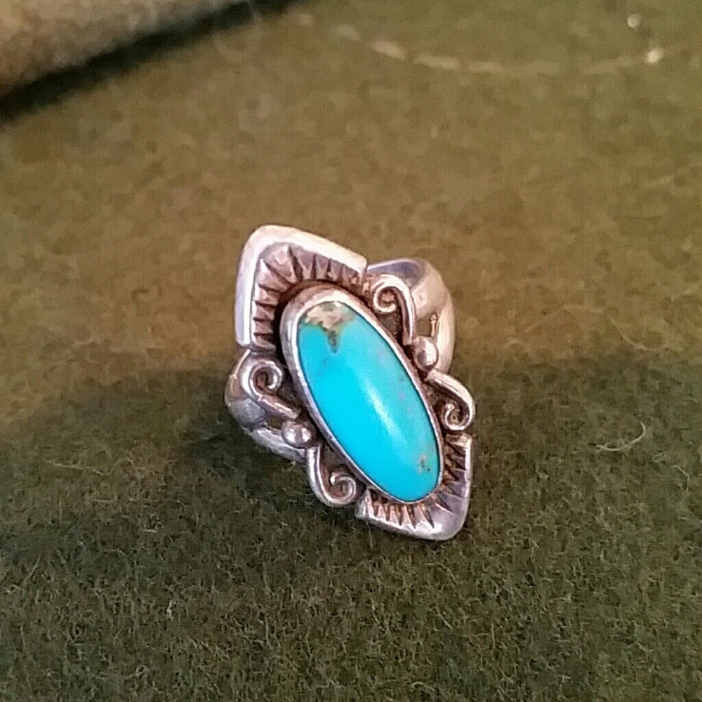 Turquoise and Silver Ring